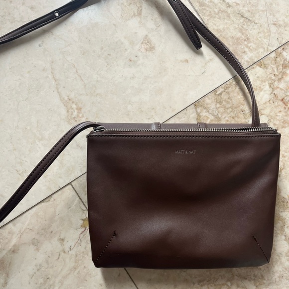 Brown MATT & NAT cross body bag - Picture 3 of 10